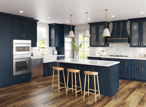 navy blue kitchen cabinets for sale